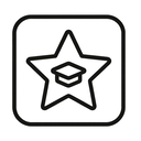 icon_education_star_outline icon preview
