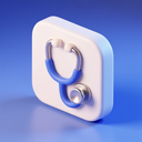 icon_education_stethoscope_3d_isometric icon preview