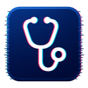 icon_education_stethoscope_digital_glitch icon preview
