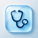 icon_education_stethoscope_glassy icon preview