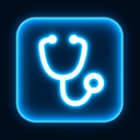 icon_education_stethoscope_glow_effect icon preview