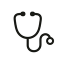 icon_education_stethoscope_minimal_outline icon preview