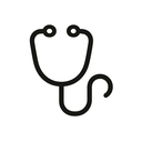 icon_education_stethoscope_outline icon preview