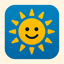 icon_education_sun_bold icon preview