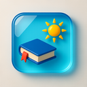 icon_education_sun_glassy icon preview