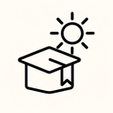 icon_education_sun_line_art icon preview
