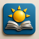 icon_education_sun_metallic icon preview