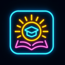 icon_education_sun_neon icon preview