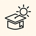 icon_education_sun_outline icon preview