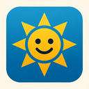 icon_education_sun_sharp_edges icon preview