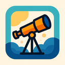 icon_education_telescope_abstract icon preview