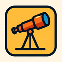 icon_education_telescope_bold icon preview