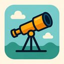 icon_education_telescope_filled icon preview