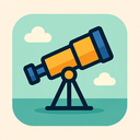icon_education_telescope_flat_pastel icon preview