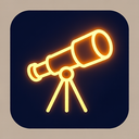 icon_education_telescope_glow_effect icon preview
