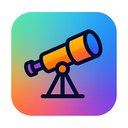 icon_education_telescope_gradient icon preview