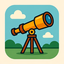 icon_education_telescope_iconic icon preview