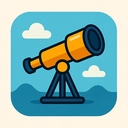icon_education_telescope_modern icon preview