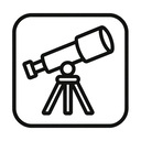 icon_education_telescope_outline icon preview