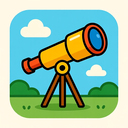 icon_education_telescope_playful icon preview