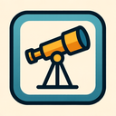 icon_education_telescope_symmetrical icon preview
