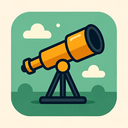 icon_education_telescope_vector icon preview