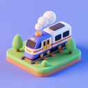 icon_education_train_3d_isometric icon preview