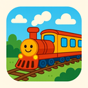 icon_education_train_cartoon icon preview