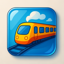 icon_education_train_glassy icon preview