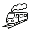 icon_education_train_minimal_outline icon preview