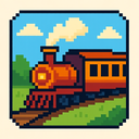 icon_education_train_pixel_art icon preview