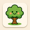 icon_education_tree_cartoon icon preview