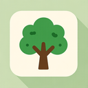 icon_education_tree_flat_design icon preview