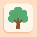 icon_education_tree_flat_pastel icon preview