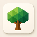 icon_education_tree_geometric icon preview