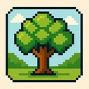 icon_education_tree_pixel_art icon preview