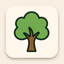 icon_education_tree_simplified icon preview