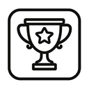 icon_education_trophy_monochrome icon preview