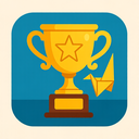 icon_education_trophy_origami icon preview