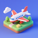 icon_energy_airplane_3d_isometric icon preview