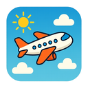 icon_energy_airplane_cartoon icon preview