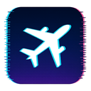 icon_energy_airplane_digital_glitch icon preview