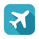 icon_energy_airplane_flat_design icon preview