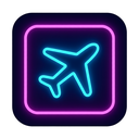 icon_energy_airplane_neon icon preview