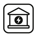 icon_energy_bank_monochrome icon preview