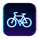 icon_energy_bicycle_digital_glitch icon preview