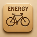 icon_energy_bicycle_embossed icon preview