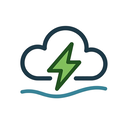 icon_energy_cloud_thin icon preview