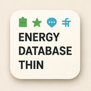 icon_energy_database_thin icon preview