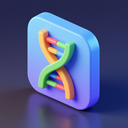 icon_energy_dna_strand_3d_isometric icon preview